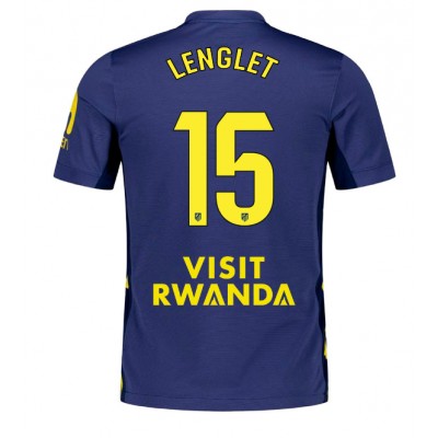 Fotballdrakt Herre Atletico Madrid Clement Lenglet #15 Bortedrakt 2025-26 Kortermet Fotballdrakt Herre Atletico Madrid Clement Lenglet #15 Bortedrakt 2025-26 Kortermet